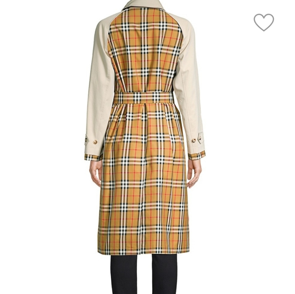 Burberry Guiseley Inside-Out Trench Coat Sz US 2 - Picture 3 of 14